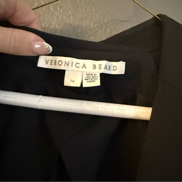 VERONICA BEARD • Iconic Classic Black scuba Blazer - size 14 - Picture 8 of 13